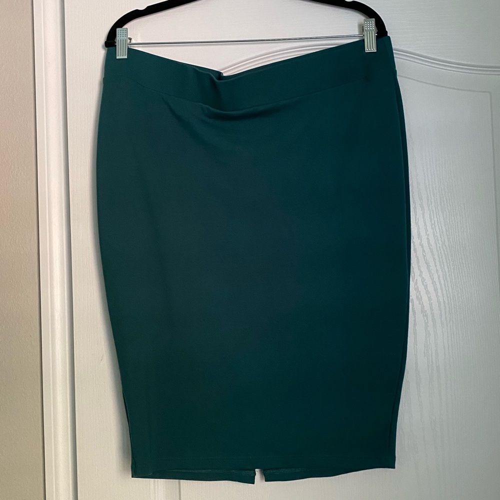 Torrid Dark Green Pencil Skirt